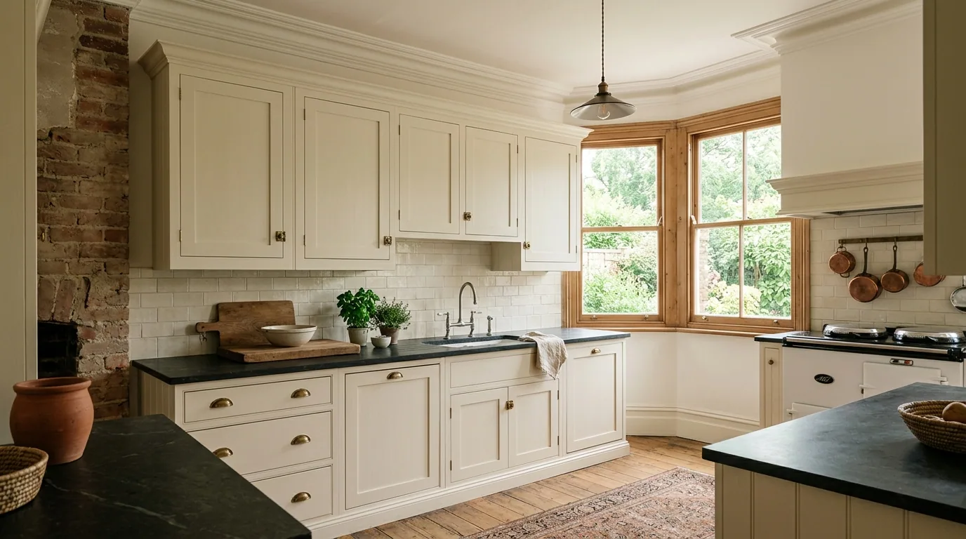 The finished result of professional cabinet painting: the completed work looking clean, correct and — Lawton, OK