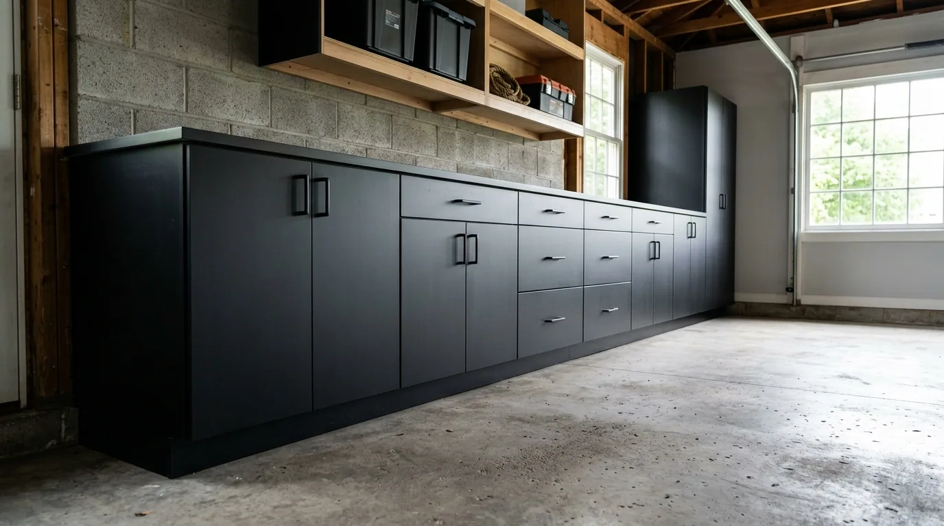 The finished result of professional cabinet painting: the completed work looking clean, correct and — Lawton, OK